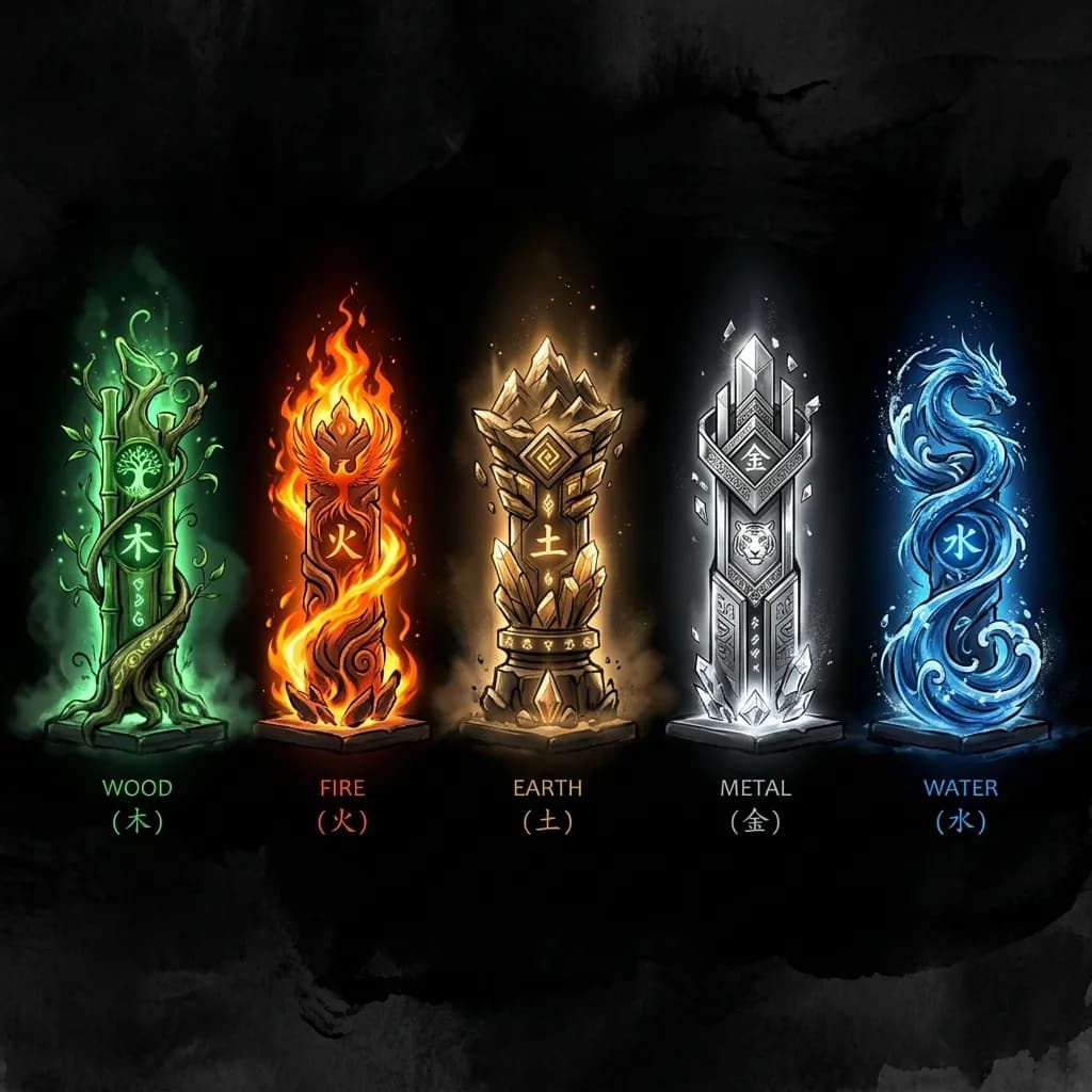 Five Elements Totems