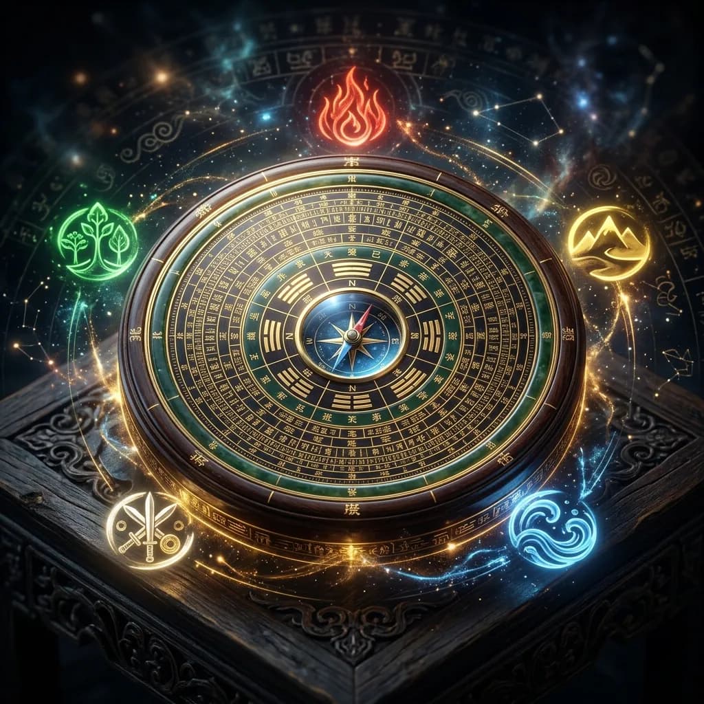 Mystical BaZi Astrological Compass